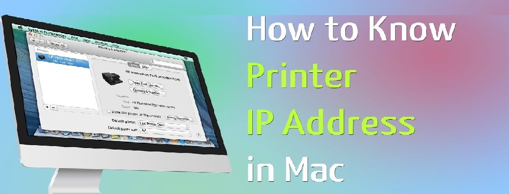 get mac address for printer