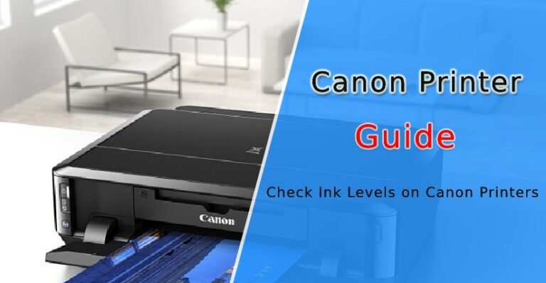 How To Check The Ink Levels On Canon Printers 2474